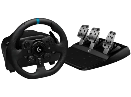 Volante Logitech G923 Para PS5 PS4 PC Pedales Escala 1:1 USB LED Trueforce Negro