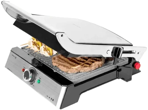 Grill Cecotec ROCK'NGRILL PRO 2000W Antiadherente Temperatura regulable Placas reversibles