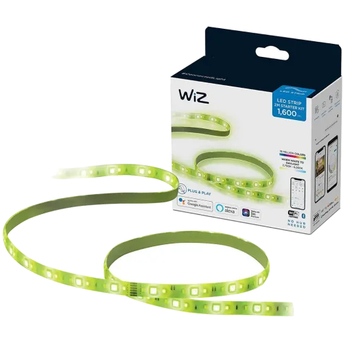 Luces LED Wiz W-BT 1600LM Tira inteligente y alimentador 2 metros Wifi y Bluetooth Control por voz