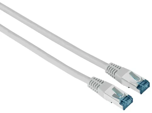 Cable de red Hama 00200925 10 m 1 GBit/s F/UTP CAT 6 Enchufe RJ45 Gris