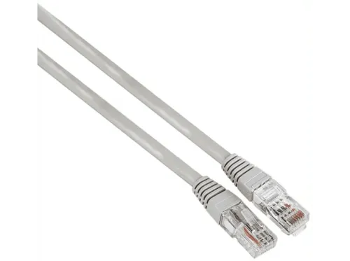 Cable de red Hama 00200910 3 m 1 GBit/s U/UTP CAT 5e Enchufe RJ45 Gris