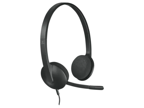 Auriculares con cable Logitech Headset H340 conexión USB 2.0 y micrófono