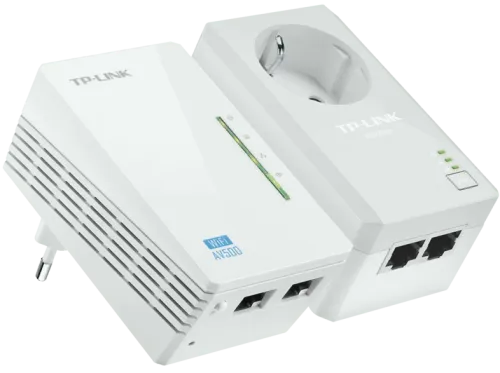 KIT Extensor Powerline AV600 Wi-fi TP-LINK.Velocidad Powerline 500mbps + Wi-fi N300. 2 puertos