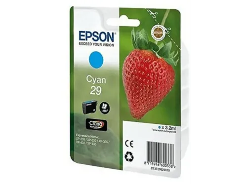 Cartucho de Tinta Epson 29 Cian Para Expression Home XP-235 XP-332 XP-335 XP-432 XP-435