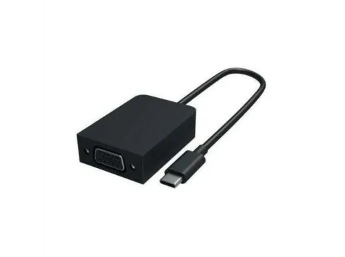 Adaptador Microsoft USB-C a VGA Para Surface Book 2 Negro