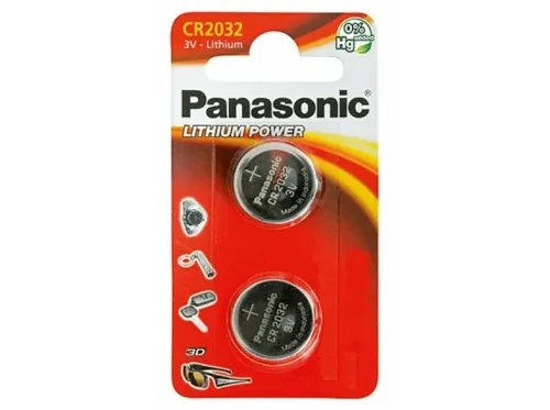 Bateria Panasonic CR-2032EP/2B Alcalino 3V Litio