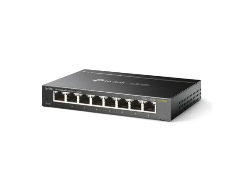 Switch TP-Link TL-SG108 8 puertos RJ-45 Gigabit Ethernet (10/100/1000) Negro