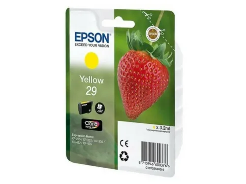 Cartucho de Tinta Epson 29 Amarillo Expression Home XP-235 XP-332 XP-335 XP-432 XP-435