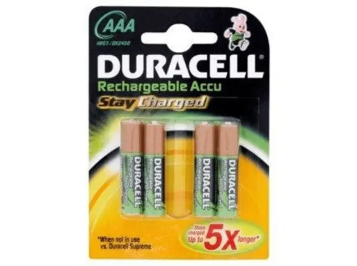 Pilas AAA Duracell Recharge Ultra 1.2 V Recargables 4 uds
