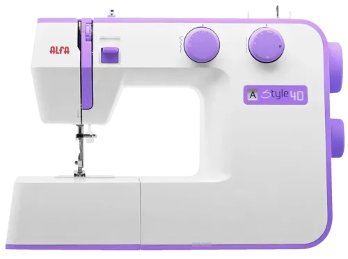 Máquina de coser Alfa STYLE 40 31 Puntadas Luz Led Incluye funda protectora