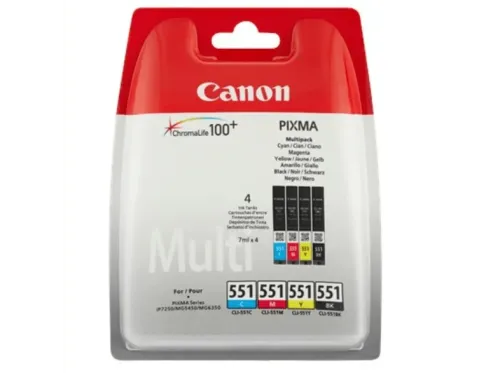 Cartuchos Canon Multipack CLI-551