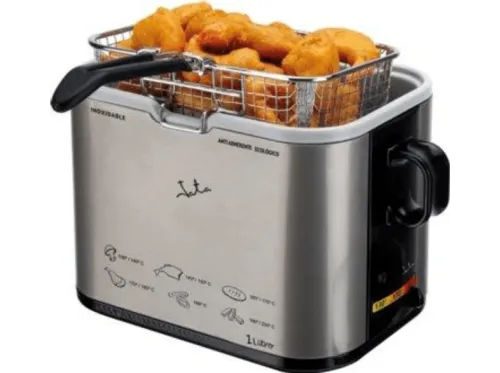 Freidora Jata FR326E Potencia 1000W Capacidad 1L Inox