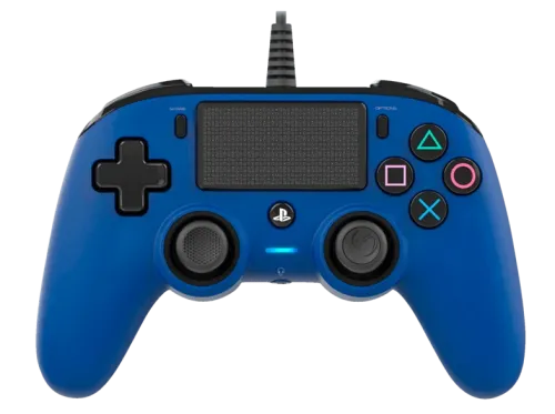 Mando Nacon PS4 Controller con cable Azul