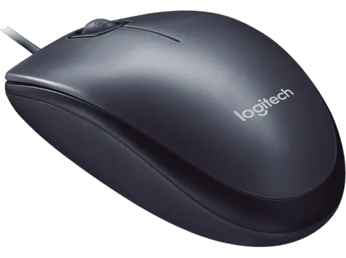 Ratón con cable Logitech M90 conexión USB color negro