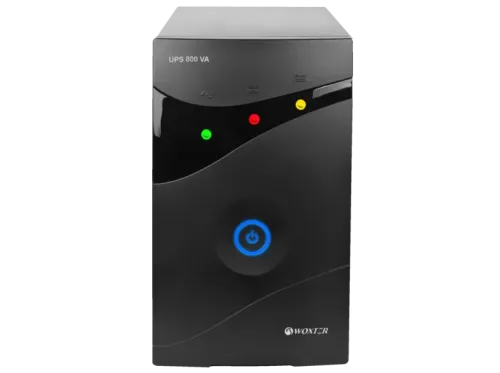 SAI Woxter UPS 800 VA Microprocesador Display LED Alarma acústica Autonomía 8-15 minutos Negro