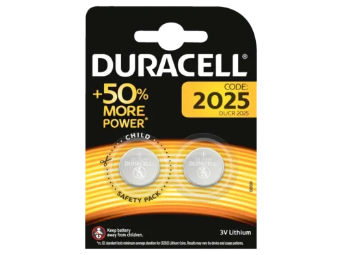 Pilas botón Duracell DL2025 3 V 2 unidades
