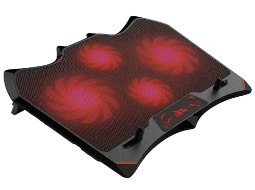Soporte de refrigeración Sveon Aero Gaming SGM520 17.3" 4 ventiladores LED Negro
