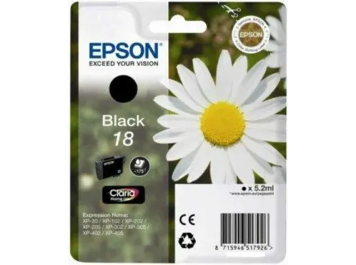 Cartucho de tinta Epson 18 negro