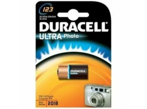 Pilas B1 Duracell 123Cr17345 Ultra M3 Litio 3V Batería No-Recargable