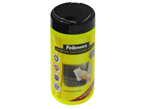 Limpieza de pantallas Fellowes 100 toallitas biodegradables