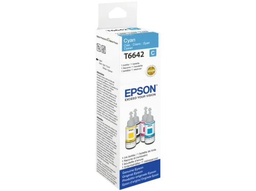 Botella tinta Ecotank Epson T6642 cian