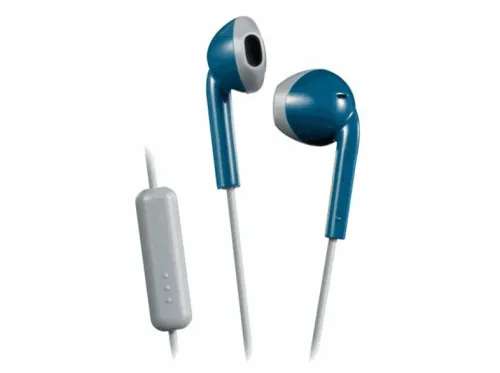 Auriculares de botón JVC HA-F19M Micrófono Control por botón Azul