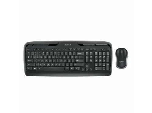 Pack Teclado + Ratón Logitech Wireless Combo MK330 Inalámbrico Bluetooth USB Negro