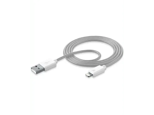 Adaptador de USB a Lightning Cellularline USBDATAMFISMARTW Cable de datos y carga 1m Blanco