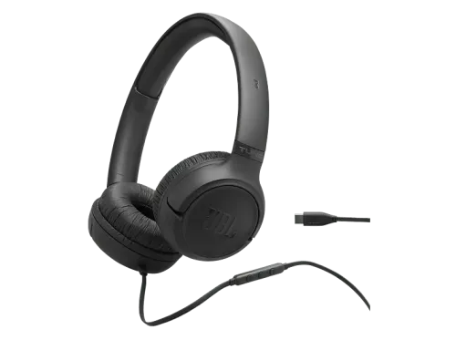 Auriculares JBL Tune 530C Cable USB-C Diadema JBL Pure Bass Plegables Negro