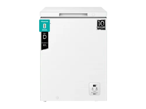 Congelador horizontal Hisense FT100N1AWDL 97 l 85.8 cm Congelador Convertible Goma Antibacerias Blanco