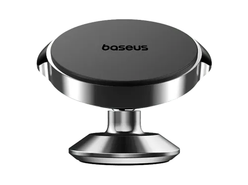 Soporte de móvil para coche Baseus Small Ears Series Universal Con 4 potentes imanes de neodimio Sujeción 360º Base metálica Negro
