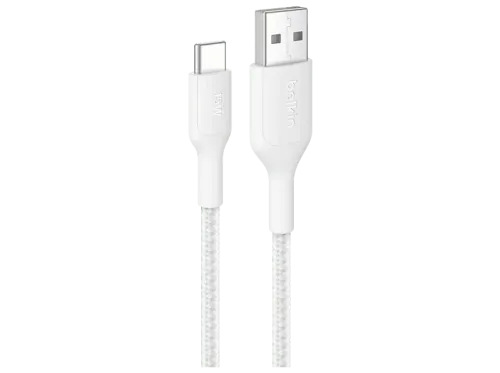 Cable USB Belkin CAB022hq2M 2m USB-A a USB-C 15W Universal Blanco
