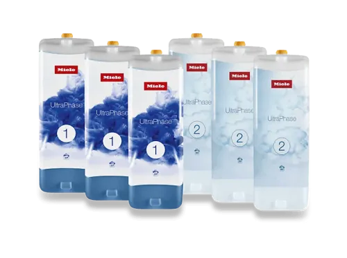 Accesorio lavadora Miele Set UltraPhase 1 y 2 ColorProtect WhiteBooster Hasta 150 lavados por set Blanco