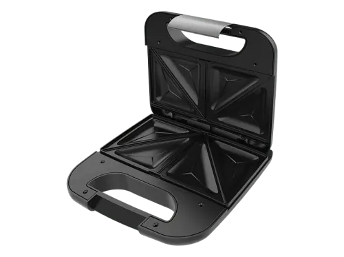 Sandwichera Cecotec Sandwichera Rock’ntoast Combo 800 W de potencia 3 placas intercambiables Revestimiento antiadherente Silver