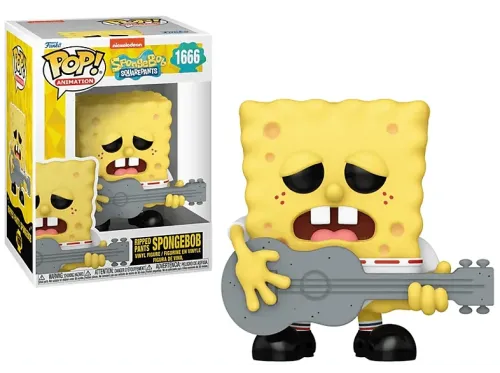 Figura Funko Pop! Animation: Spongebob Squarepants Ripped Pants Spongebob 9 cm Vinilo 25 Aniversario