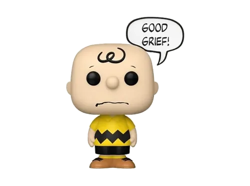 Figura Funko Pop! Television: Peanuts Charlie Brown (Good Grief) 9 cm Vinilo