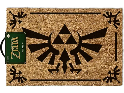 Felpudo Sherwood Legend of Zelda Triforce 60 cm Marrón