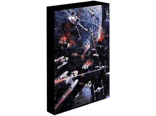 Cuadro con luz Sherwood Star Wars Death Star Assault 40 cm Multicolor