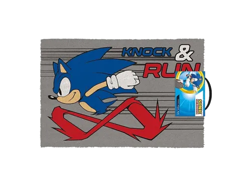 Felpudo Sherwood Sonic The Hedgehog (Knock And Run) 60 cm Gris