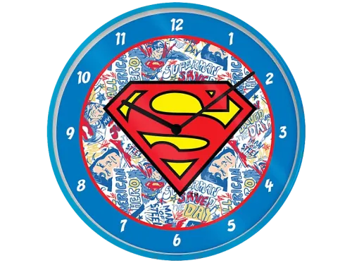 Reloj Sherwood DC Superman Logo 25 cm Multicolor