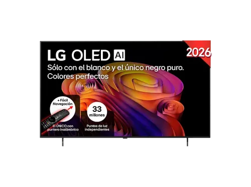 TV OLED 55" LG OLED55B6ELC OLED 4K Procesador Inteligente α8 AI Processor 4K Gen3 Smart TV DVB-T2 (H.265) Negro