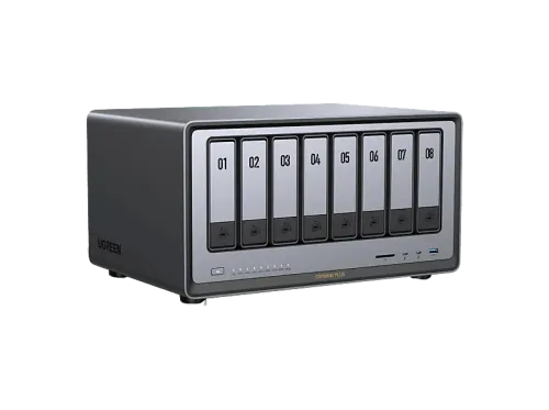 Servidor NAS UGREEN DXP8800 Plus SSD 208TB 10 Gbit/s 8 Bahías Procesador Intel Core i5 de 12ª generación Gris