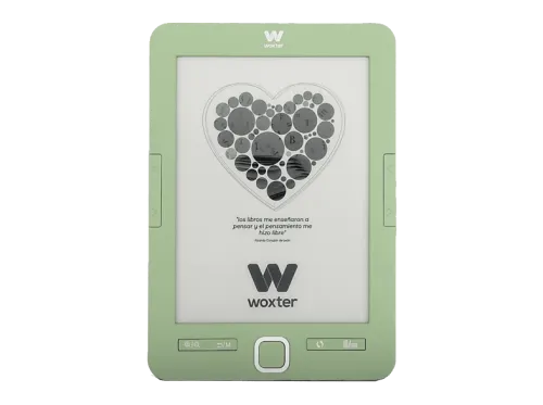 eBook Woxter Scriba 195 6" (1024x758) 4GB Memoria Interna 1024 × 758 pixels 16 Niveles de Gris Verde Salvia
