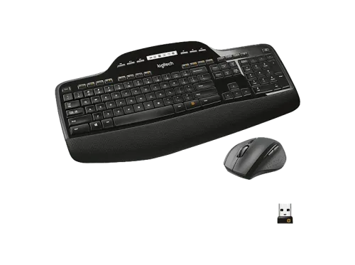 Pack Teclado + Ratón Logitech Wireless Desktop MK710 Inalámbrico Bluetooth USB Negro