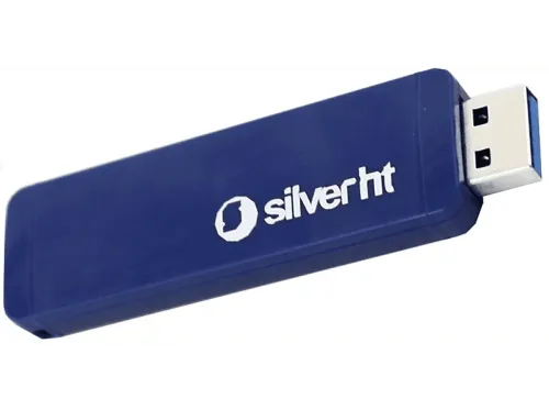 Pendrive USB de 32Gb Silver HT Double retráctil doble conexión USB 3.0 y OTG
