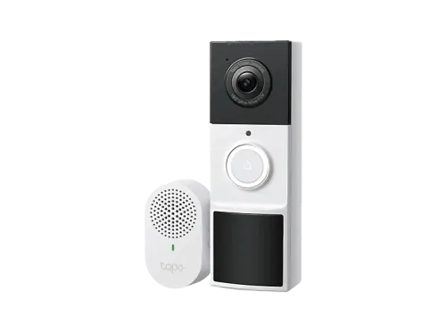 Videoportero TP-Link TD21 2K 6 meses Autonomía Ángulo 160° Control por voz Google Assistant y Amazon Alexa IP65 Negro/Blanco