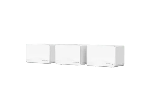 Sistema WiFi Mesh Mercusys Halo H3600BE 2880 Mbps MU-MIMO Doble banda (2,4 GHz / 5 GHz) Wi-fi 7 Pack de 3 Blanco