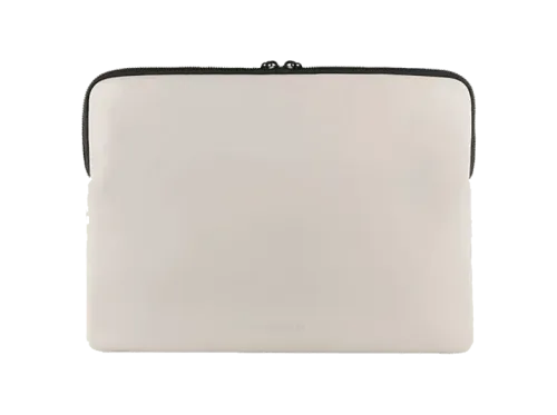 Funda portátil Tucano Gommo Sleeve 14" Para Portátiles de 14" o MacBook Air de 15" (2023-2024) Impermeable Bolsillo Exterior Gris