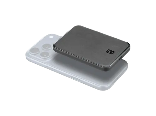Powerbank CellularLine Mag Airy Qi2 5000 mAh Carga rápida USB C Negro
