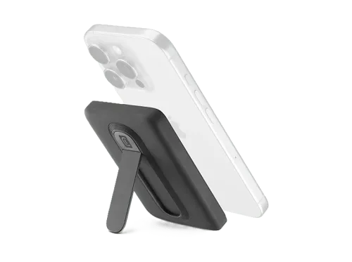 Powerbank CellularLine Mag Stand 5000 mAh 20 W Carga inalámbrica USB C Negro